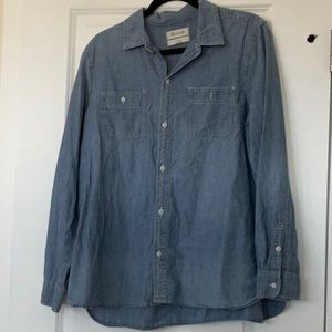 Madewell Classic Denim Button Up Sz: XL